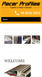 Mobile Screenshot of pacerprofiles.com.au